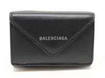 BALENCIAGA バレンシアガ ミニ ペーパーウォレット 3つ折り財布