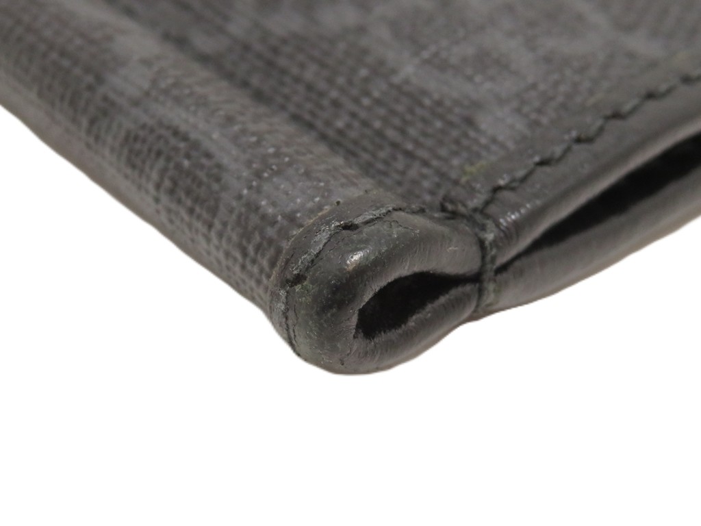 GUCCI グッチ インターロッキングG マネークリップ ブラック PVC  