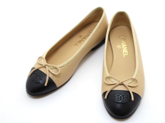 ■ □ 44588★年 CHANELシャネル フラットシューズ ココマーク 38 □ □ 44588☆年 CHANELシャネル フラットシューズ ココマーク