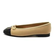 24B CHANEL CC バレリーナ フラットシューズ シンプルレザー シャネルCHANEL バレリーナフラットシューズ