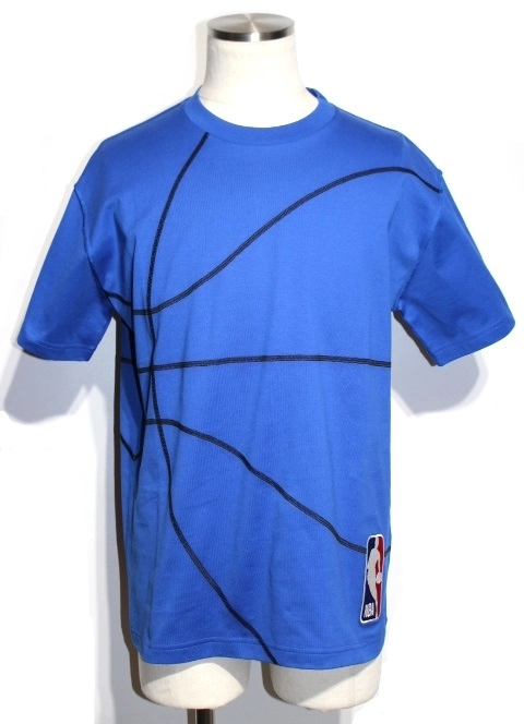 ルイヴィトン×NBA 21SS ブルー 半袖 Tシャツ