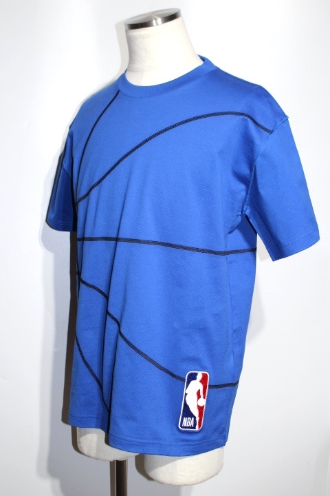 ルイヴィトン×NBA 21SS ブルー 半袖 Tシャツ