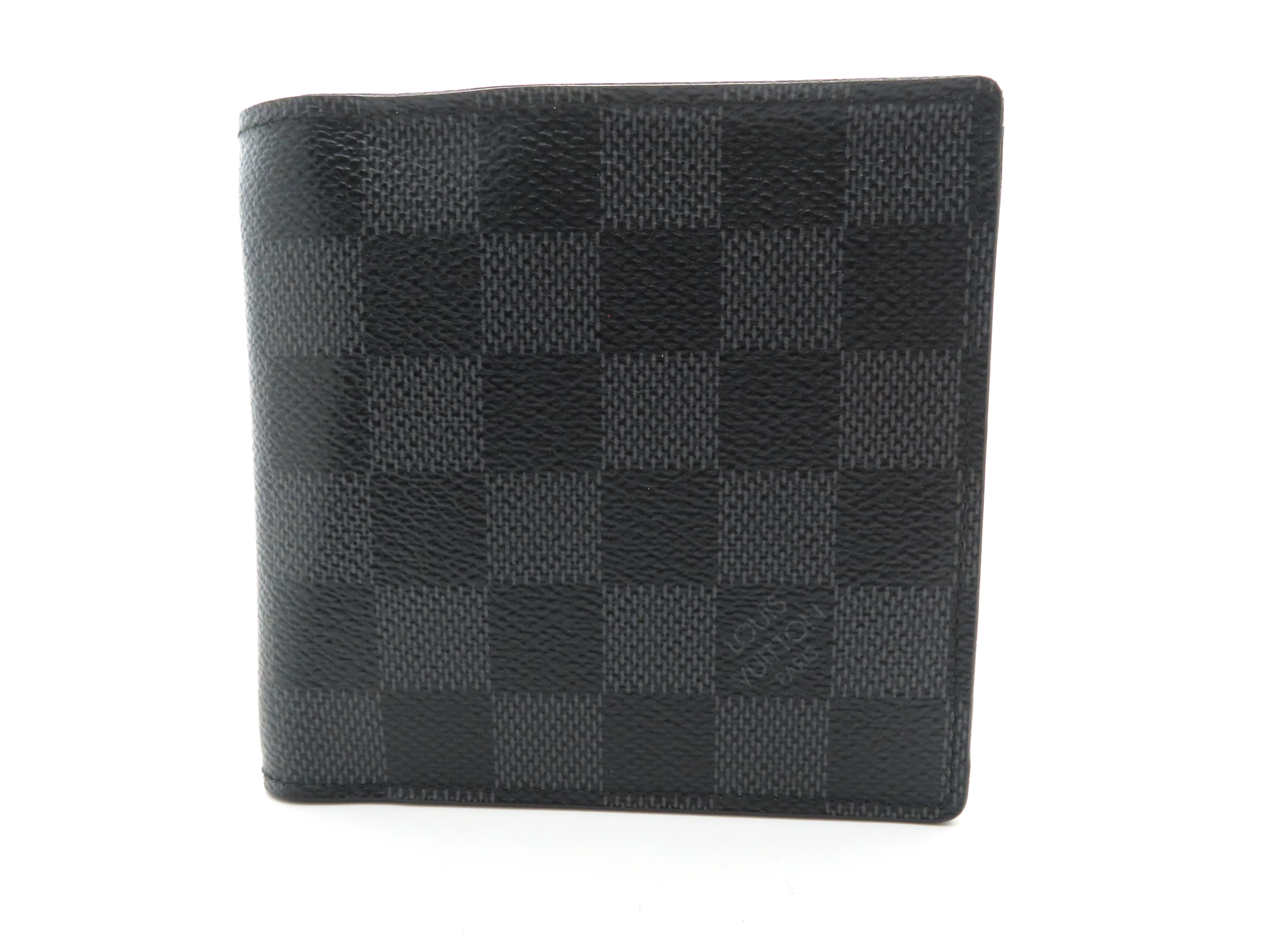 LOUIS VUITTON N62664 ポルトフォイユマルコ 旧 ダミエ グラフィット 二つ折り財布（小銭入れあり） ダミエキャンバス メンズ