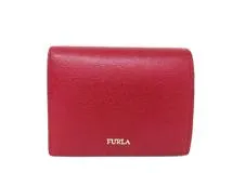 即購入可　FURLA フルラ　二つ折り財布　レッド　赤　バビロン