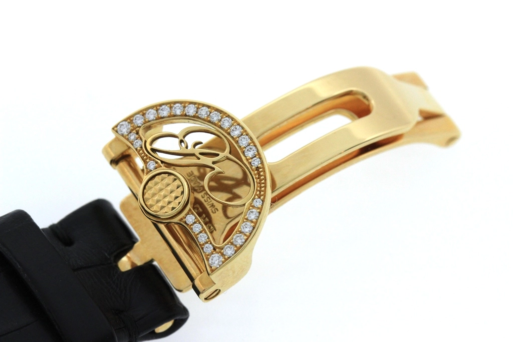 BREGUET ブレゲ 腕時計 2008正規品 クイーン･オブ･ネイプルズ 8928BA/8D/844/DD0D K18イエローゴールド/アリゲーター ダイヤモンドシェル 自動巻き【472】SJ