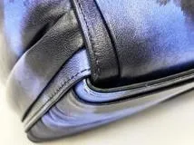 Bottega Veneta　ボッテガ・ヴェネタ　スモール ザ・アルコ トート　 ブラック/パープル レザー 　【472】KS