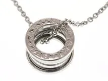中古】 ブルガリ BVLGARI K18WG ネックレス B-zero.1 ビー