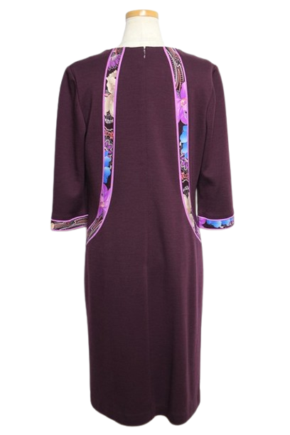 LEONARD レオナール 衣類 ワンピース レディース42 パープル