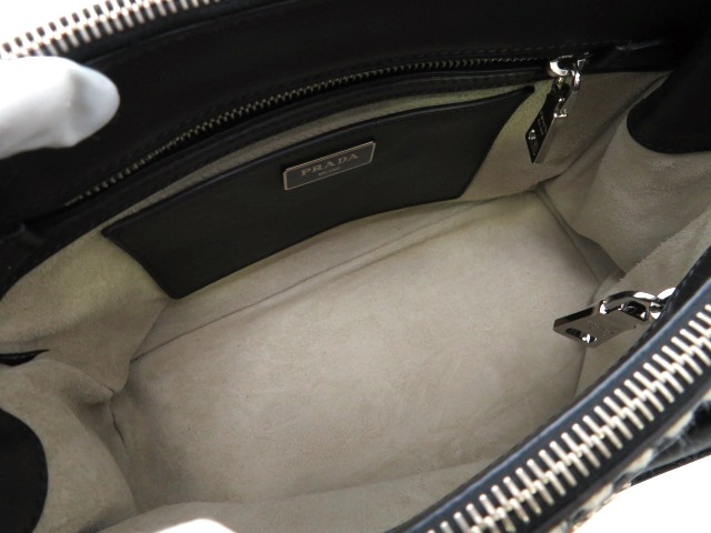 PRADA プラダ バッグ ステッチ 2WAY ショルダーバッグ カーフ