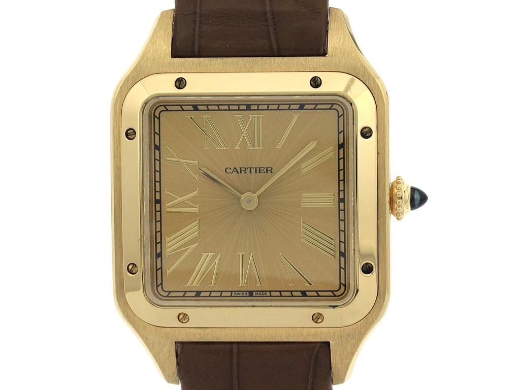 Cartier アナログ時計 ゴールド/ブラウン 楽天市場】カルティエ タンクフランセーズ SM ブラウンダイヤ WE103831