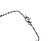 HERMES　エルメス　ネックレス　ポップアッシュミニ・ネックレス　ブラック／ＳＳ　2143000721235　【中古】【大黒屋】【200】