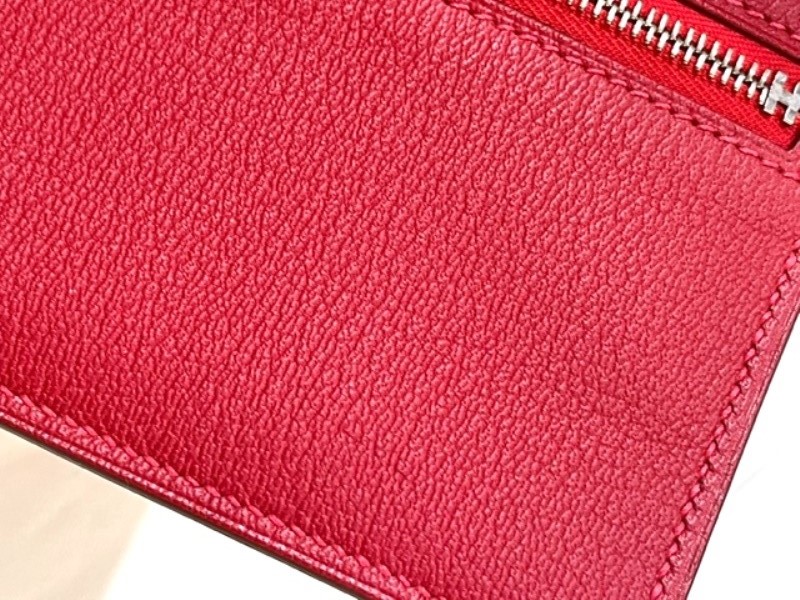 HERMES エルメス　べアンスフレ　□P刻印(2012年) 赤系　長財布 HERMES エルメスべアンスフレ□P刻印(2012年) 赤系長財布