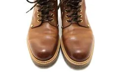 LOUIS VUITTON　ルイヴィトン　ラインアンクルブーツ　メンズ6ハーフ　ブラウン　レザー　2120500255781　【432】