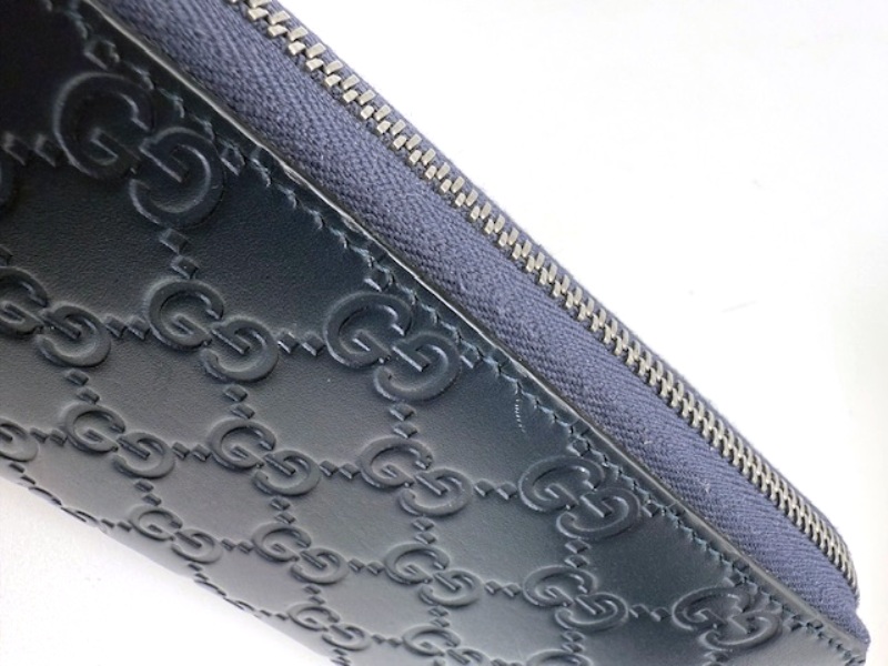 GUCCI グッチ ラウンドファスナー長財布 307987 GG グッチシマ