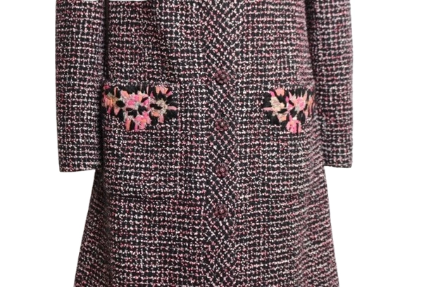 CHANEL シャネル 衣類 ツイードコート レディース34 ピンク P73619 V65099