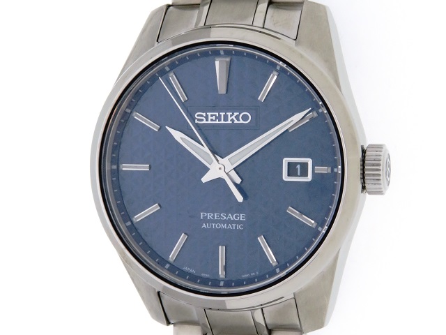 SEIKO　セイコー　時計　プレサージュ　SARX077　ブルー文字盤　メンズ　ステンレス　自動巻き【436】2143400148014