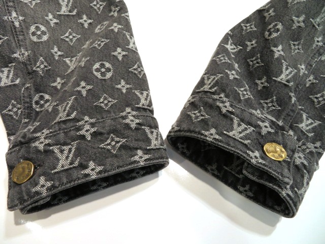美品　XL　ルイヴィトン × NIGO デニムジャケット　モノグラム　ダミエ LOUIS VUITTON】ルイヴィトン『1A88WU NIGO ジャイアントダミエ