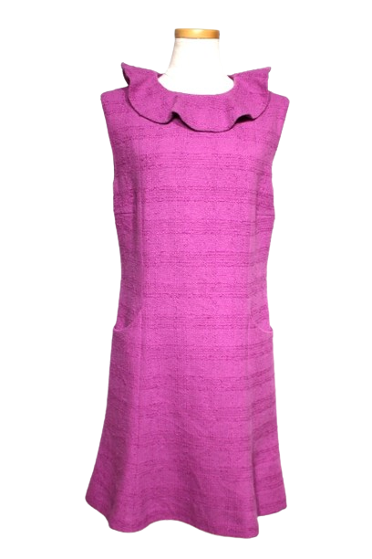 CHANEL シャネル ノースリーブワンピース レディース38 パープル