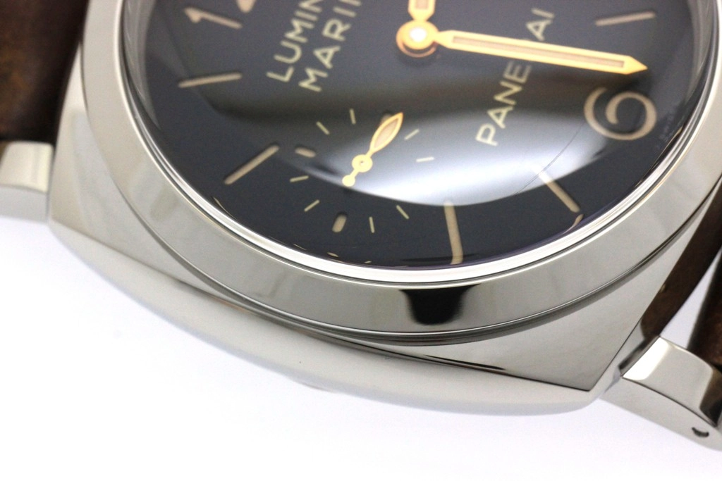 PANERAI パネライ 腕時計 2021年並行品 ルミノール マリーナ PAM00422 ブラック文字盤 ステンレス/カーフ 手巻き【472】SJ