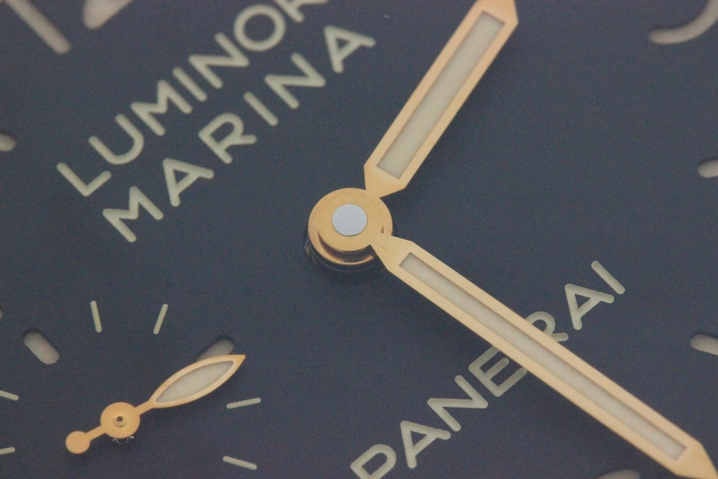 PANERAI パネライ 腕時計 2021年並行品 ルミノール マリーナ PAM00422 ブラック文字盤 ステンレス/カーフ 手巻き【472】SJ