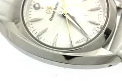 GRANDSEIKO グランドセイコー 腕時計 2024年正規品 ヘリテージコレクション  STGF357 スティール/アリゲーター 1Pダイヤモンドシルバー文字盤 クォーツ【472】SJ
