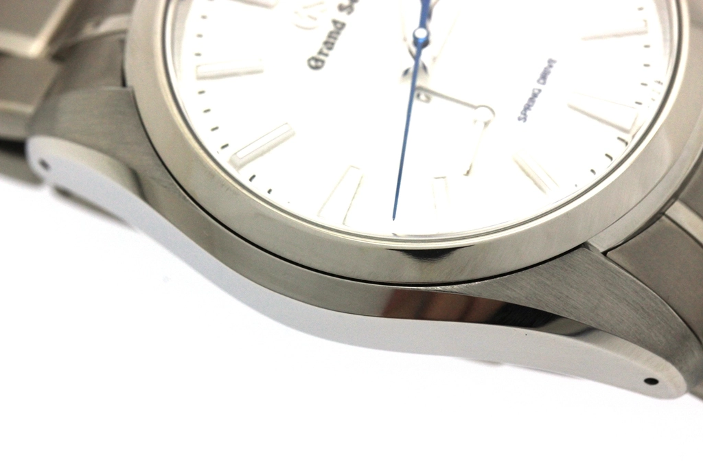 GRAND SEIKO グランドセイコー 腕時計 2019年並行品 ヘリテージコレクション SBGA211  雪白パターン ブライトチタン スプリングドライブ【472】SJ