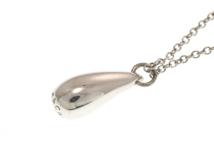 TIFFANY&CO ティファニー ジュエリー ネックレス ティアドロップ ペンダン 925 シルバー 2.8g【473】
