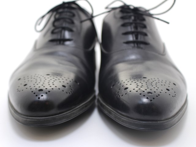PRADA プラダ 靴 ドレスシューズ メンズ7ハーフ(約26.5cm