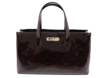 LOUIS VUITTON　ルイ・ヴィトン　ハンドバッグ　ウィルシャーＰＭ　ヴェルニ　アマラント　M93641　2120000324611　【中古】【大黒屋】【200】