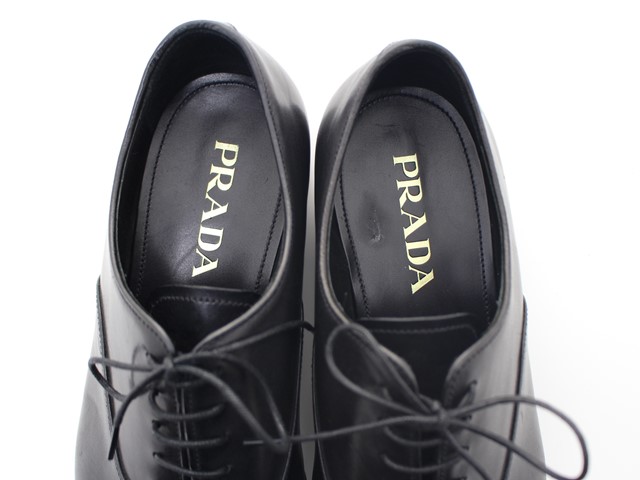 PRADA プラダ 靴 ドレスシューズ メンズ7ハーフ(約26.5cm