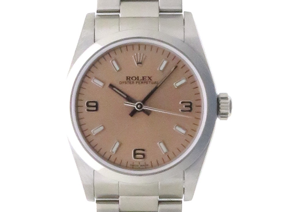 ｐ番 01年6月 並行 Rolex ロレックス オイスターパーペチュアル ピンク3 6 9文字盤 Ss ステンレス 自動巻き メンズ レディース ユニセックス 男女兼用 時計 4 の購入なら 質 の大黒屋 公式