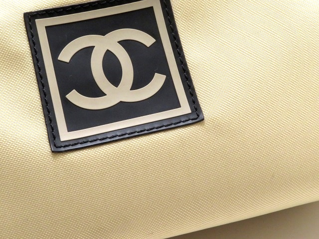 正規品　CHANEL スポーツライン ポーチ　収納袋付き CHANEL シャネル ドーヴィルポーチ サマーツイード ローズ