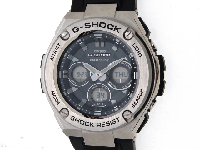 CASIO カシオ 時計 G-SHOCK STEEL GST-W310-1AJF ブラック文字盤