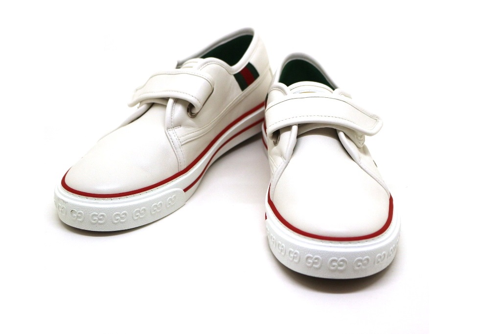 GUCCI グッチ 1977'テニスベルクロススニーカー メンズ8（約27