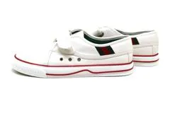 関税負担なし☆GUCCI グッチ テニス 1977 GG メンズ スニーカー GUCCI グッチ 1977'テニスベルクロススニーカー メンズ8（約27