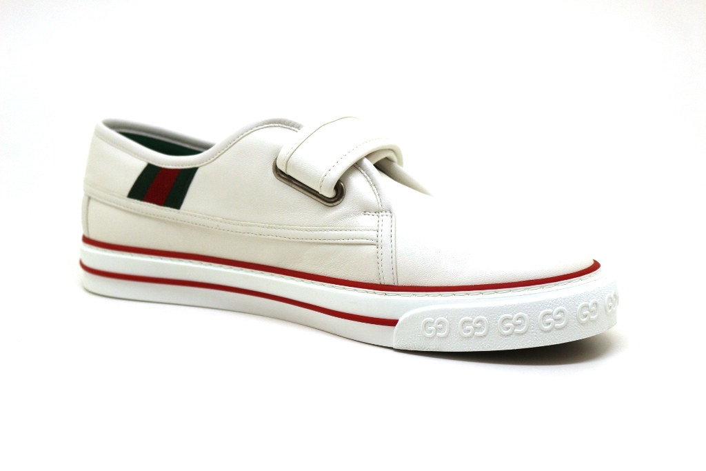 GUCCI グッチ 1977'テニスベルクロススニーカー メンズ8（約27