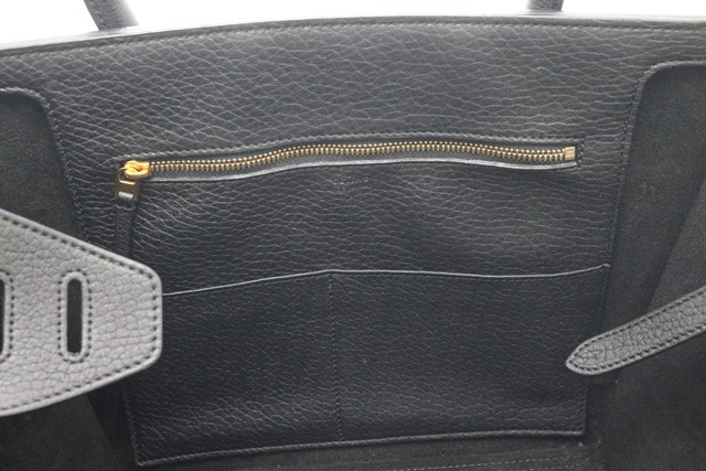 CELINE セリーヌ ショルダーバッグ タイミニ ブラック レザー