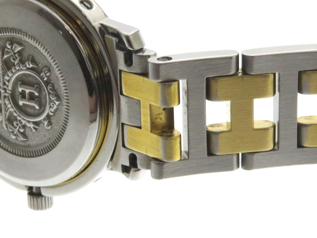 HERMES エルメス クリッパー CL3.240 クォーツ ゴールドプレー HERMES エルメス クリッパー CL3.240 クォーツ ゴールドプレー
