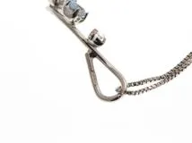 JEWELRY ノンブランド ジュエリー ネックレス K18 ホワイトゴールド マルチカラー 1.0g【473】