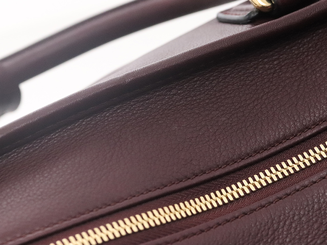 LOEWE ロエベ アマソナ36 ハンドバッグ ボルドー カーフ 【431 LOEWE ロエベ アマソナ36 ハンドバッグ ボルドー カーフ 【431