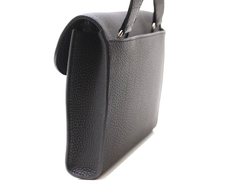 HERMES エルメス サック・ア・デペッシュ21 ショルダーバッグ ブラック