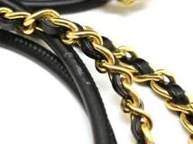 CHANEL シャネル CHANEL22 シャネル22 ミニ ブラック GP ゴールド金具 カーフ ヴィンテージ加工 2120000324758【200】