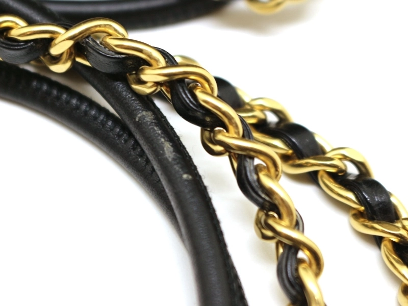 CHANEL シャネル CHANEL22 シャネル22 ミニ ブラック GP ゴールド金具 カーフ ヴィンテージ加工 2120000324758【200】