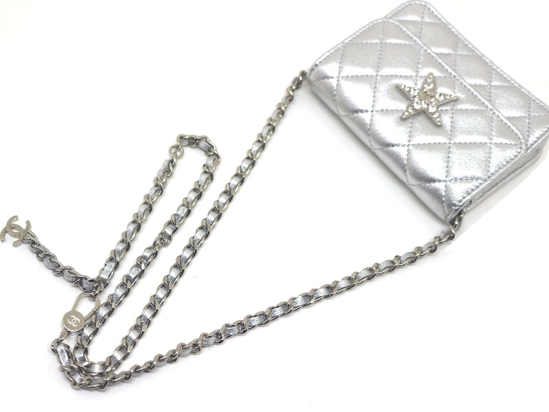 CHANEL シャネル マトラッセ ミニチェーンショルダーバッグ
