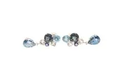 JEWELRY ノンブランド ジュエリー ピアス K14ホワイトゴールド 色石 1.9g【473】