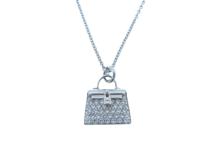 HERMES　エルメス　アミュレットケリー　ケリーペンダント　ネックレス　ホワイトゴールド　ダイヤモンド　0.39　12.3g　【431】2143100506800
