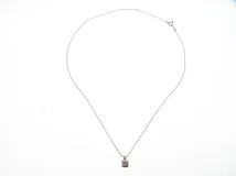 JEWELRY ノンブランド ジュエリー ネックレス K18 ホワイトゴールド ダイヤモンド 1.9g【473】