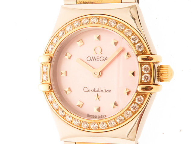 オメガ OMEGA 1564.66 ピンク /ダイヤモンド メンズ 腕時計
