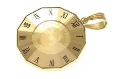 JEWELRY ノンブランド ペンダントトップ エリザベス  馬  ホース 1/25oz  K24 K18 8.8g【473】