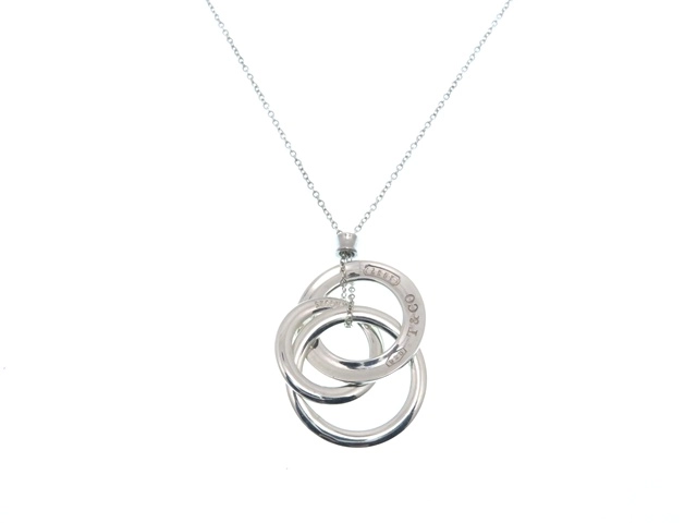 Tiffany&Co. ティファニー インターロッキング サークルネックレス TIFFANY＆Co ティファニー インターロッキングサークル